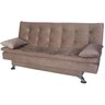 Sofá Cama 3 Lugares Bressiani Vanessa, Bege - 1