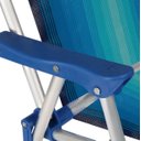 Ver imagem 4 de Cadeira de Praia Infantil Alta de Alumínio Dobrável Azul-mor:azul