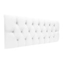 Ver imagem 1 de Cabeceira Painel Estofada Paris Queen 160 Branco Kasabela