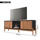 Ver imagem 7 de Rack Bancada para Tv até 72 Polegadas Tiger Preto Caemmun
