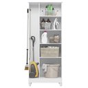 Ver imagem 3 de Armário Multiuso Ambiente Jade Branco Brilho - Moval