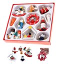 Ver imagem 1 de Enfeite de Natal Natalino Madeira Arvore de Natal Pingente Decoraçao Ornamentaçao Festa Fim de Ano e