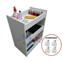 Armário Com Rodas/mesa Para Note/2 Mesinha - 3