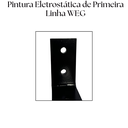 Ver imagem 6 de 2 Suportes em L para Prateleira Fixo de Parede Mão Francesa 10cm Aço Robusto Preto