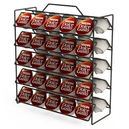 Suporte Porta 50 Cápsulas Café Dolce Gusto Organizador Preto - 5