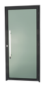 Ver imagem 1 de Porta Alumínio Murano c/Puxador e.Preto 100 Brimak