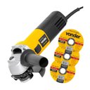 Ver imagem 1 de Esmerilhadeira Angular 4.1/2" 650W Vonder com Disco Eav 650 127V