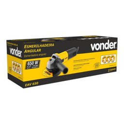 Esmerilhadeira Angular 4.1/2" 650W Vonder com Disco Eav 650 127V - 4