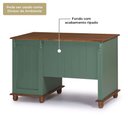 Ver imagem 3 de Escrivaninha 3 Gavetas Suporte Teclado e Divisor de Ambiente 50605 Linz Moveis