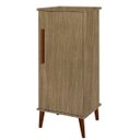 Ver imagem 1 de Balcão / Aparador Tok. 1 Porta Pés Retrô para Bebedouro / Recepção / Cozinha Cor Freijó Rústico Amad