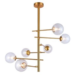 Lustre Pendente Orluce Cosmos II OR1182 Dourado G9 Bivolt - 1
