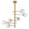 Lustre Pendente Orluce Cosmos II OR1182 Dourado G9 Bivolt - 1