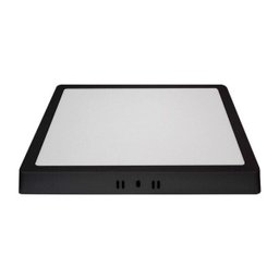 Painel de Led Blumenau Quadrado de Sobrepor 24W Bivolt Preto 6500K - Luz Branca - 2