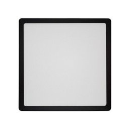 Painel de Led Blumenau Quadrado de Sobrepor 24W Bivolt Preto 6500K - Luz Branca - 1