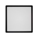 Ver imagem 1 de Painel de Led Blumenau Quadrado de Sobrepor 24W Bivolt Preto 3000K - Luz Amarela