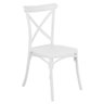 Kit 8 Cadeiras Cross Katrina Jantar Varanda Branco - 4