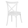 Kit 8 Cadeiras Cross Katrina Jantar Varanda Branco - 3