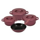 Ver imagem 1 de Conjunto de Panelas Cerâmica Duo 4 Peças Ceraflame