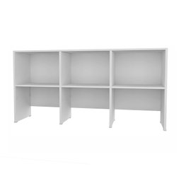 Estante de Nichos com Baús de Coração Samara 100% Mdf (menina Brinquedo Rosa) Woodcore - 9