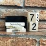 Calendário Decorativo Permanente Madeira Cubos - 3