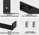 Ver imagem 7 de Kit 6 Mão Francesa 20cm Estilo Industrial