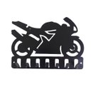 Ver imagem 1 de Porta Chaves Decorativo Feito em Chapa Ferro Moto Esportiva