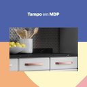 Ver imagem 2 de Balcão Gabinete Cozinha Aço Telasul Mirage New C/tampo