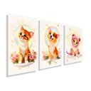 Ver imagem 1 de Kit com 3 Quadros Decorativos Infantil Kit125