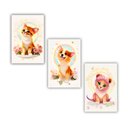 Ver imagem 3 de Kit com 3 Quadros Decorativos Infantil Kit125