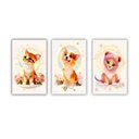 Ver imagem 2 de Kit com 3 Quadros Decorativos Infantil Kit125