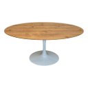Ver imagem 3 de Mesa Jantar Tulipa Saarinen Oval 230x 122 Cm Tampo em Laca