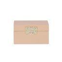 Ver imagem 1 de Caixa Decorativa Nude e Dourado 11,5x20,5x16,5cm