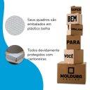 Ver imagem 6 de Quadro Decorativo Tigre Preto e Branco 45x33 C/vidro