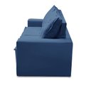 Ver imagem 6 de Sofá Retrátil e Reclinável 3 lugares com Molas 1,80m Alana Suede Azul Madelina