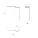 Ver imagem 2 de Acionamento Monocomando de Mesa para Cozinha Cromado - Deca Deca Metais