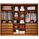 Ver imagem 2 de Guarda Roupa Casal Lôgan Plus 3 Portas 8 Gavetas Cinamomo Fendi - Novo Horizonte