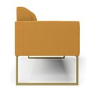 Ver imagem 6 de Sofá 2 Lugares Namoradeira Industrial Dourado Marisa Bouclê D03 - D’Rossi