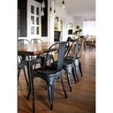 Ver imagem 4 de Kit com 4 Cadeira Tolix Iron Aço Carbono Industrial - Preto