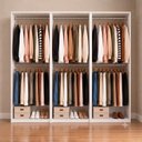 Ver imagem 4 de Armário Closet Modulado Cabideiros Arara Max Branco - 3 Peças