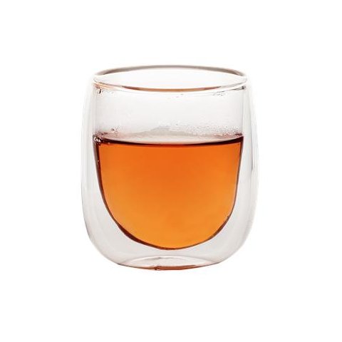 COPO DE VIDRO DUPLO EXPRESSO 80ML 2 PEÇAS