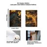 Quadro Decorativo Abstrato Agate Tela Canvas Kit 80x60 cm - 4