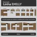 Ver mais imagens de Armário de Cozinha Completa 229cm Rustic Emilly Madesa 017