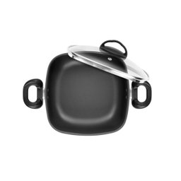 Panela Quadrada Patolux Antiaderente Preto n°23 Preto - 3