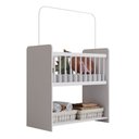 Ver imagem 1 de Mini Berço Fixo Moisés Toy para Bebê com Colchão 89cm Branco - Desk Design