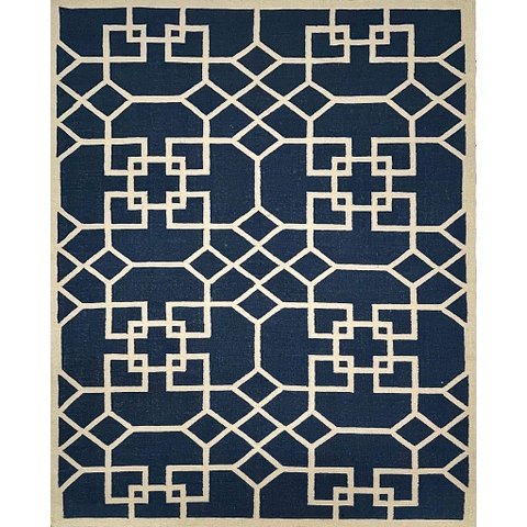 Tapete Kilim Geo 200x250 Blue 01 66090