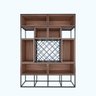 Estante de Metalon e Madeira para Área Gourmet Rebusc - Riviera - 150x40x200cm - 3