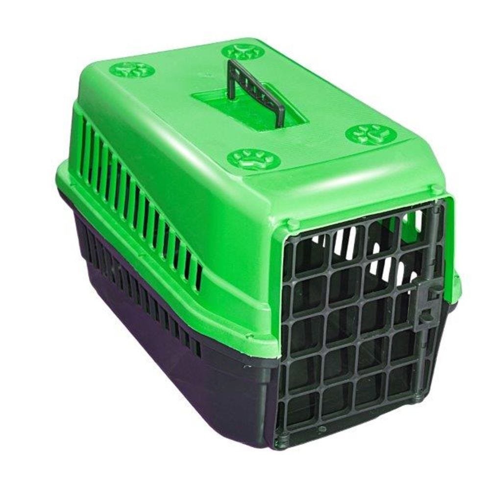Caixa De Transporte n3 Para Cães E Gatos Grande - Verde - 1