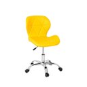 Ver imagem 5 de Kit 12 Cadeiras Escritório Slim Vegas Base Giratória Estofada Amarelo