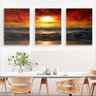 Quadro Decorativo Paisagem Beautiful Sunset Bordas Infinita - 3