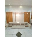 Ver imagem 2 de Painel Home Theater Mônaco 3,30 - Cinamomo/off White